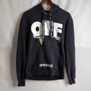 Off-White "Main Label" 2013 Melting Clock Large Pullover Hoodie, Large